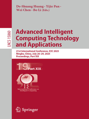 cover image of Advanced Intelligent Computing Technology and Applications